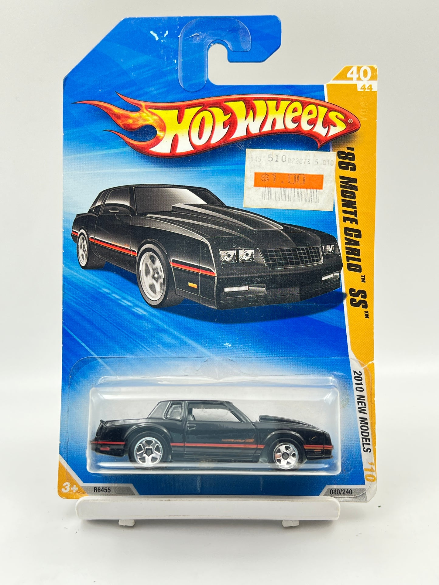 IMPORTED - HOT WHEELS -  86 MONTE CARLO SS - BLACK - 1B