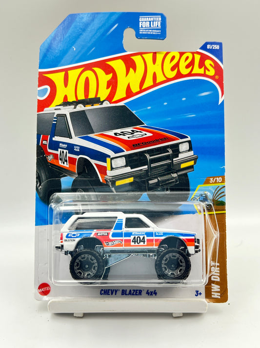 SOFT CORNERS - BLISTER SQUEEZE - IMPORTED - HOT WHEELS -  CHEVY BLAZER 4X4 - 1D
