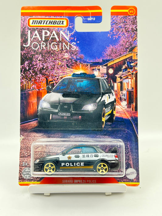 SOFT CORNERS - MATCHBOX - SUBARU IMPREZA POLICE - 3B