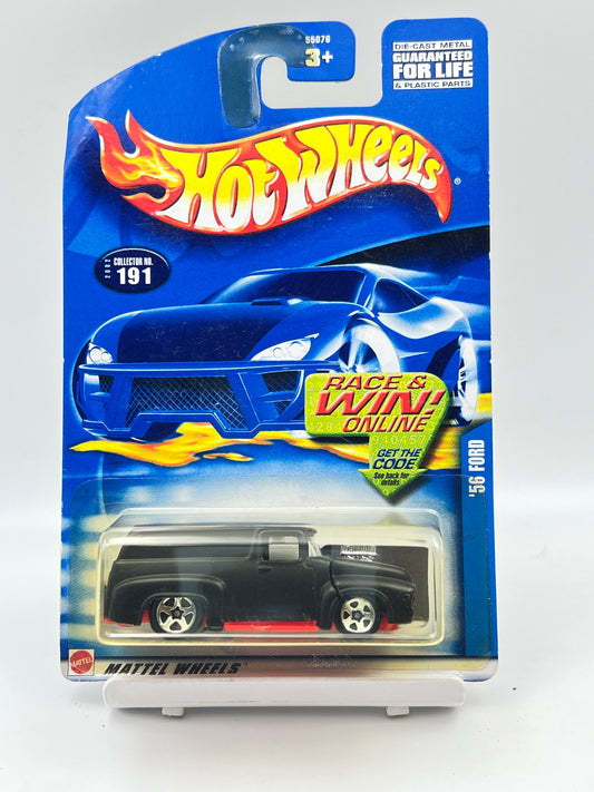 YELLOW BLISTER - IMPORTED - HOT WHEELS -  56 FORD - OPENABLE HOOD - 3A