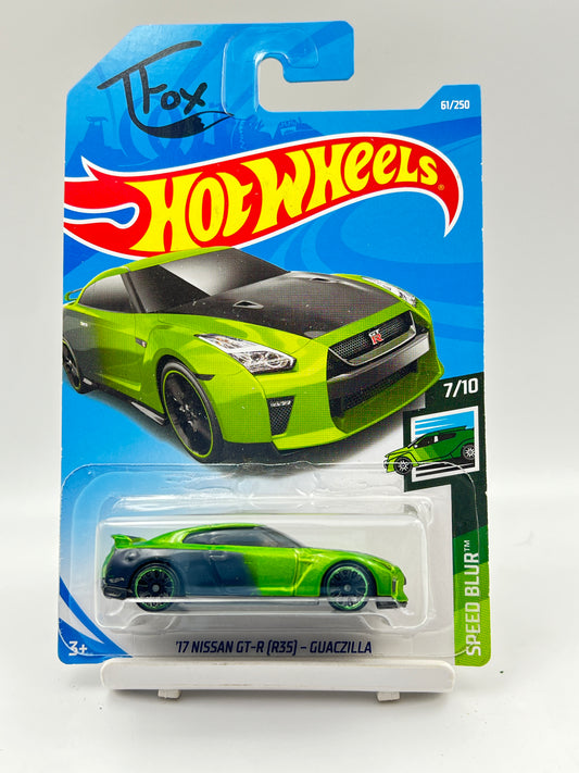 IMPORTED - HOT WHEELS -  17 NISSAN GT-R (R35) - GUACZILLA - TFOX - B3