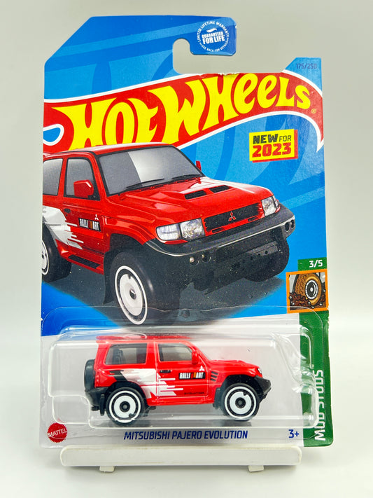 IMPORTED - HOT WHEELS -  MITSUBISHI PAJERO EVOLUTION - RED - 2C