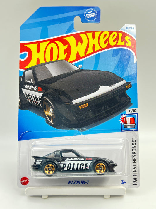 IMPORTED - HOT WHEELS -  MAZDA RX-7 - POLICE - 2C