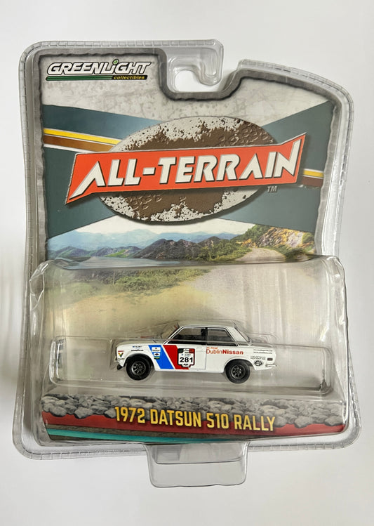 BLISTER DAMAGE - GREENLIGHT - 1972 DATSUN 510 RALLY