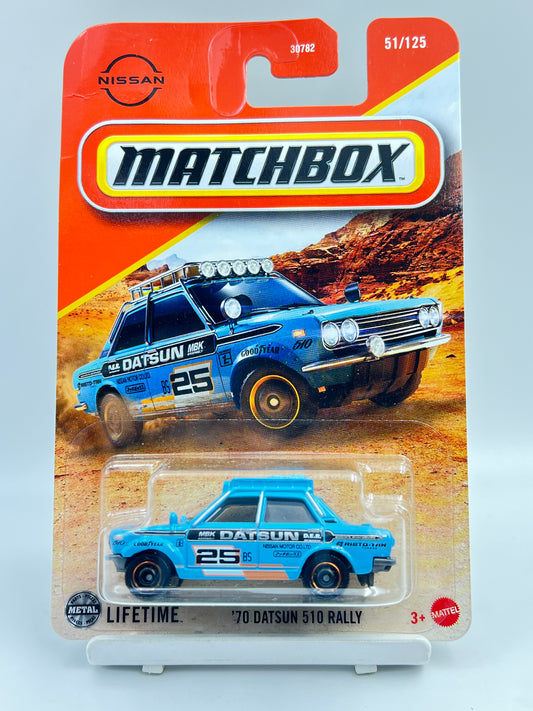 MATCHBOX - 70 DATSUN 510 RALLY - 2C