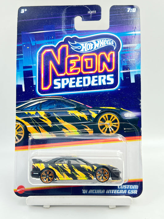 IMPORTED - HOT WHEELS -  NEON SPEEDERS - CUSTOM 01 ACURA INTEGRA - 2A