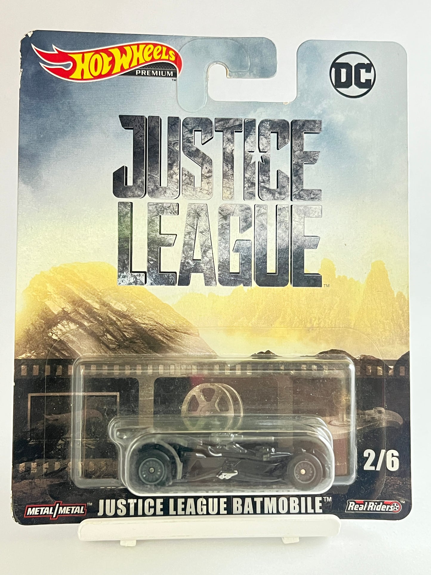 PREMIUM - JUSTICE LEAGUE BATMOBILE - CARD CONDITION AS IN PIC - 5A