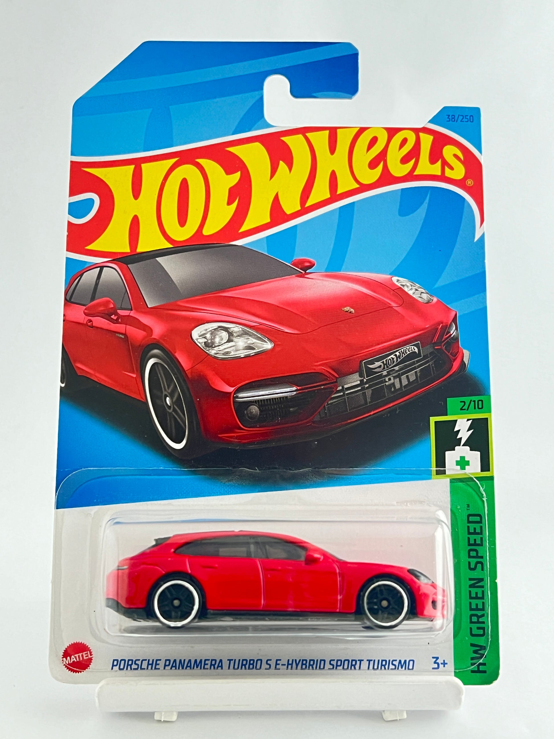 PORSCHE PANAMERA TURBO S E-HYBRID SPORT TURISMO -RED - 4D - Its Fun- Hot wheels - matchbox - diecast