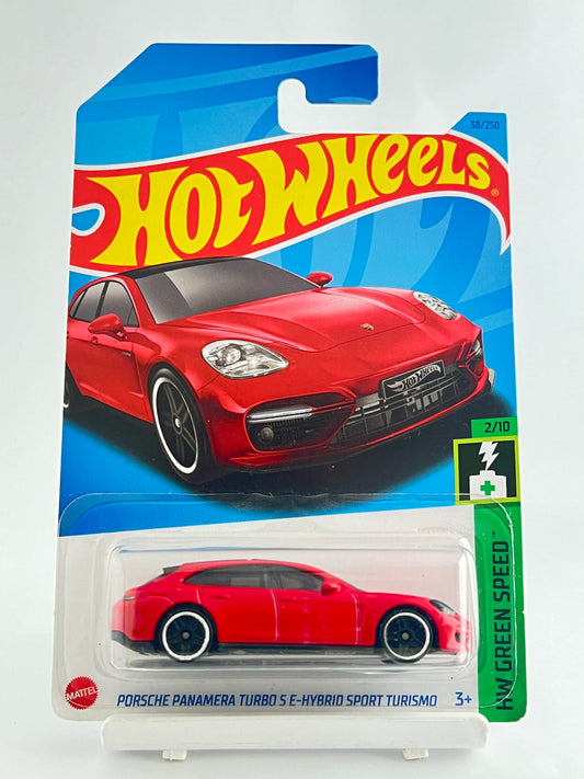 PORSCHE PANAMERA TURBO S E-HYBRID SPORT TURISMO -RED - 4D - Its Fun- Hot wheels - matchbox - diecast