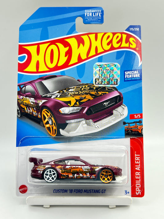 FACTORY SEALED - IMPORTED - HOT WHEELS -  CUSTOM 18 FORD MUSTANG GT - 1D