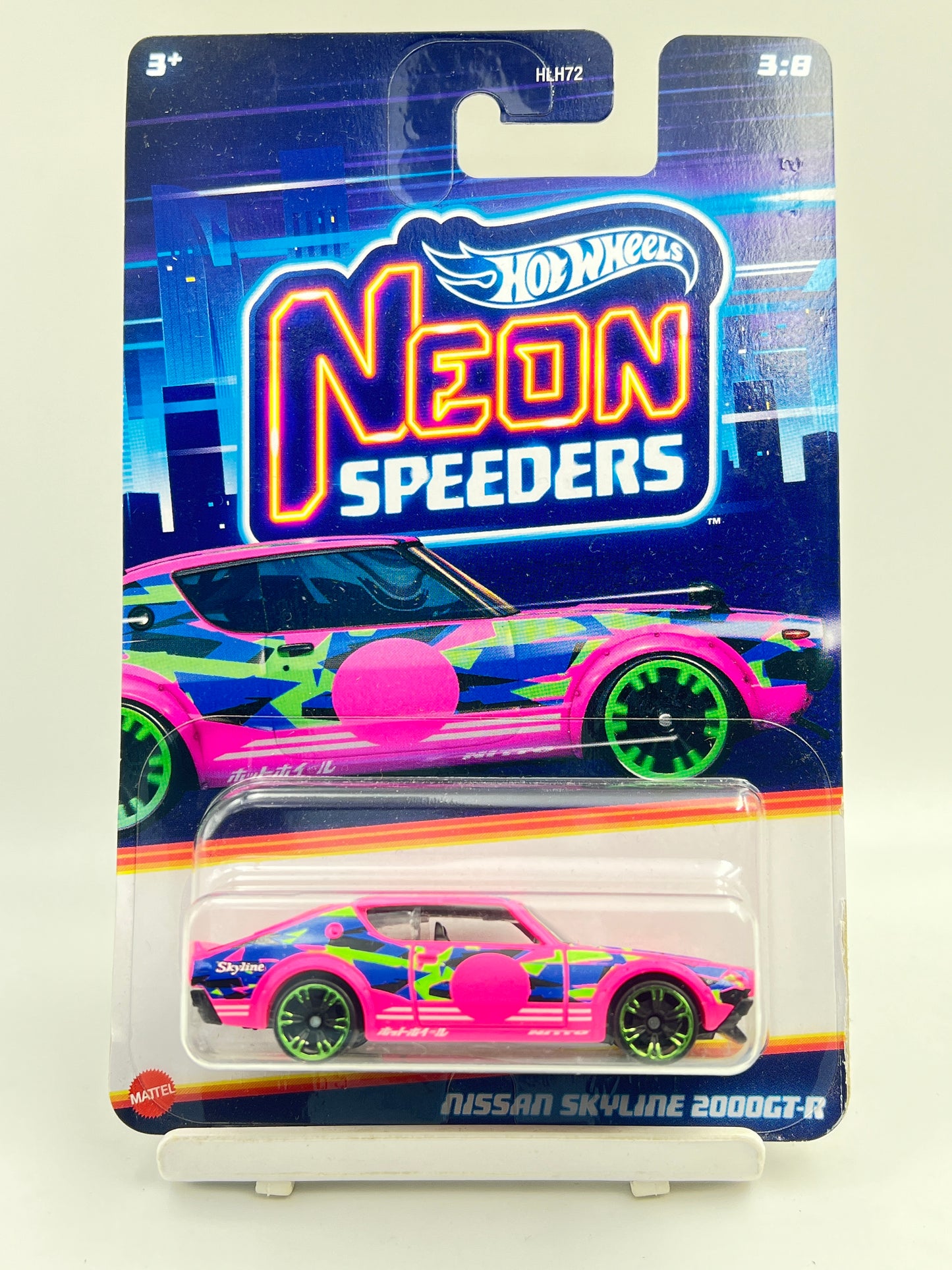 MILD SOFT CORNERS - IMPORTED - HOT WHEELS -  NEON SPEEDERS - NISSAN SKYLINE 2000GT-R - 3C