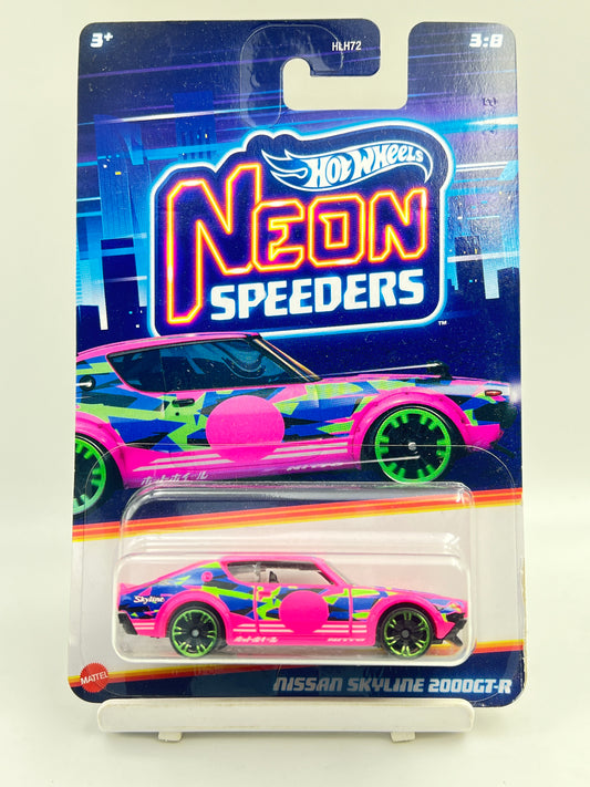 MILD SOFT CORNERS - IMPORTED - HOT WHEELS -  NEON SPEEDERS - NISSAN SKYLINE 2000GT-R - 3C