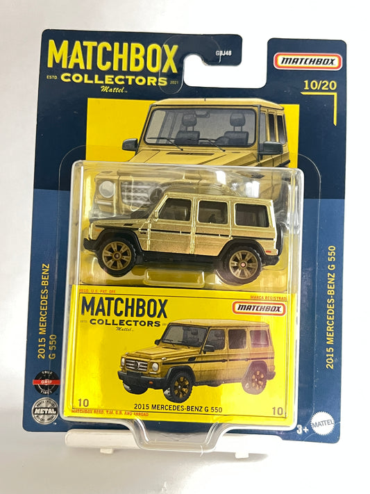 MATCHBOX COLLECTORS - 2015 MERCEDES BENZ G 550 - Its Fun- Hot wheels - matchbox - diecast