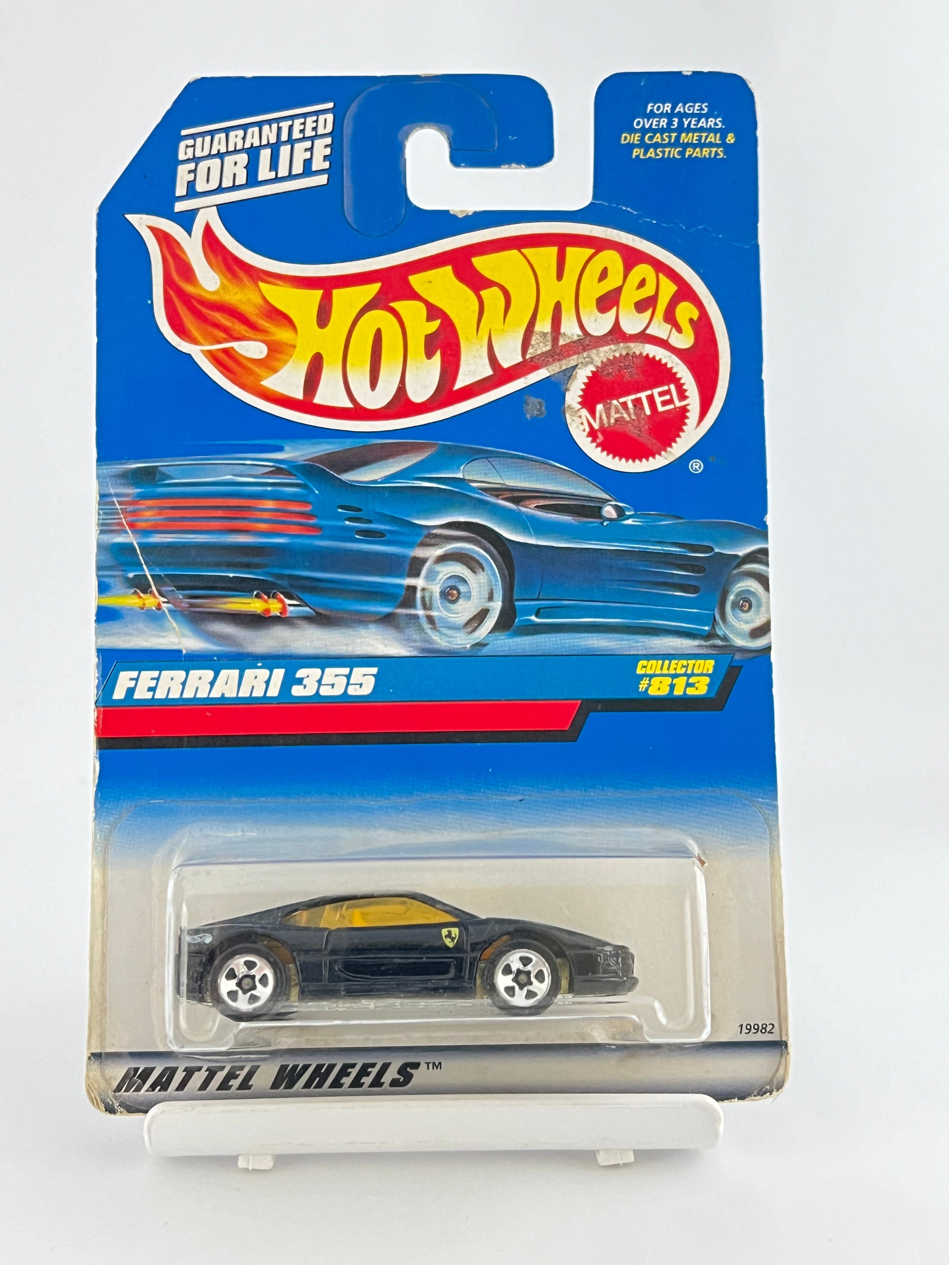 FERRARI 355 - STICKER DIRT IN CARD - Its Fun- Hot wheels - matchbox - diecast