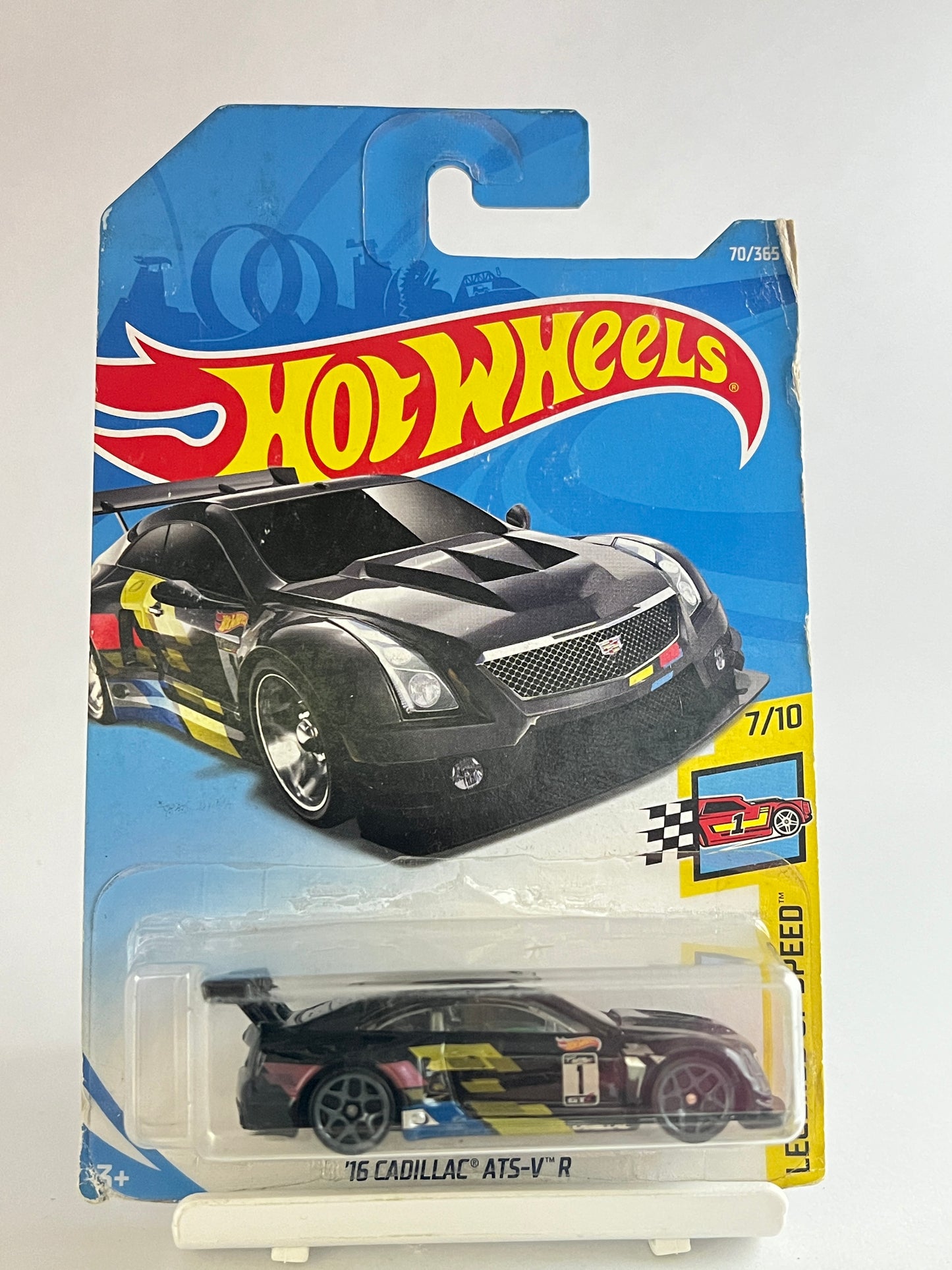 16 CADILLAC ATS-V R - BLACK - 1B - Its Fun- Hot wheels - matchbox - diecast