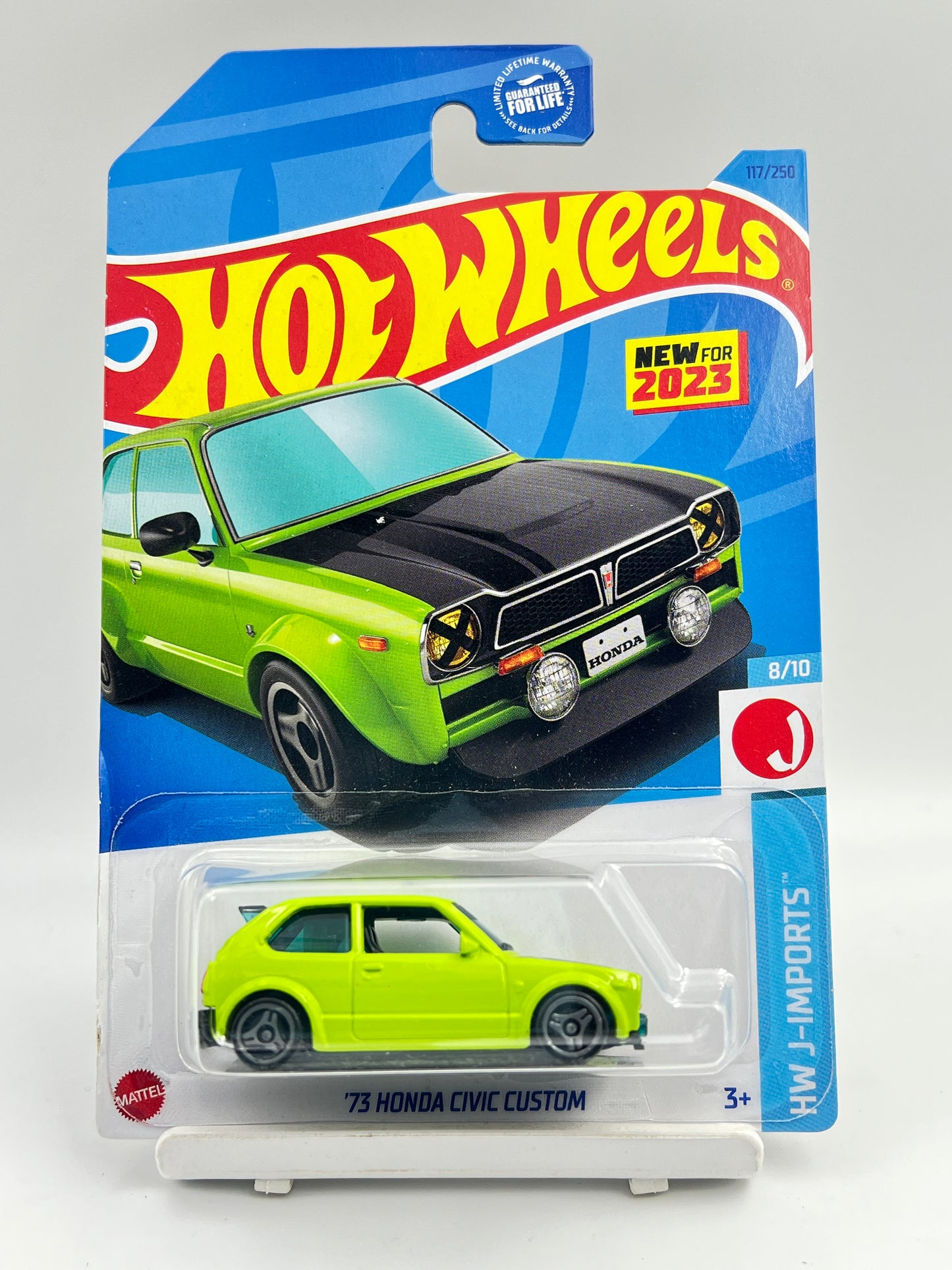 IMPORTED - HOT WHEELS -  73 HONDA CIVIC CUSTOM - GREEN - 4B