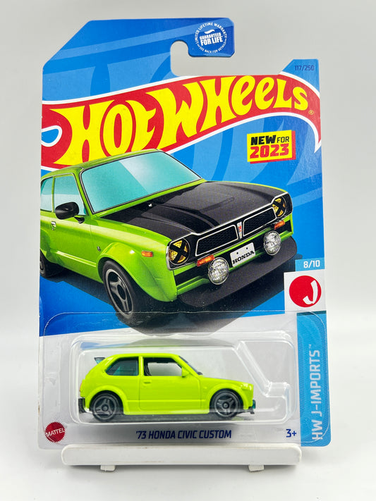 IMPORTED - HOT WHEELS -  73 HONDA CIVIC CUSTOM - GREEN - 4B