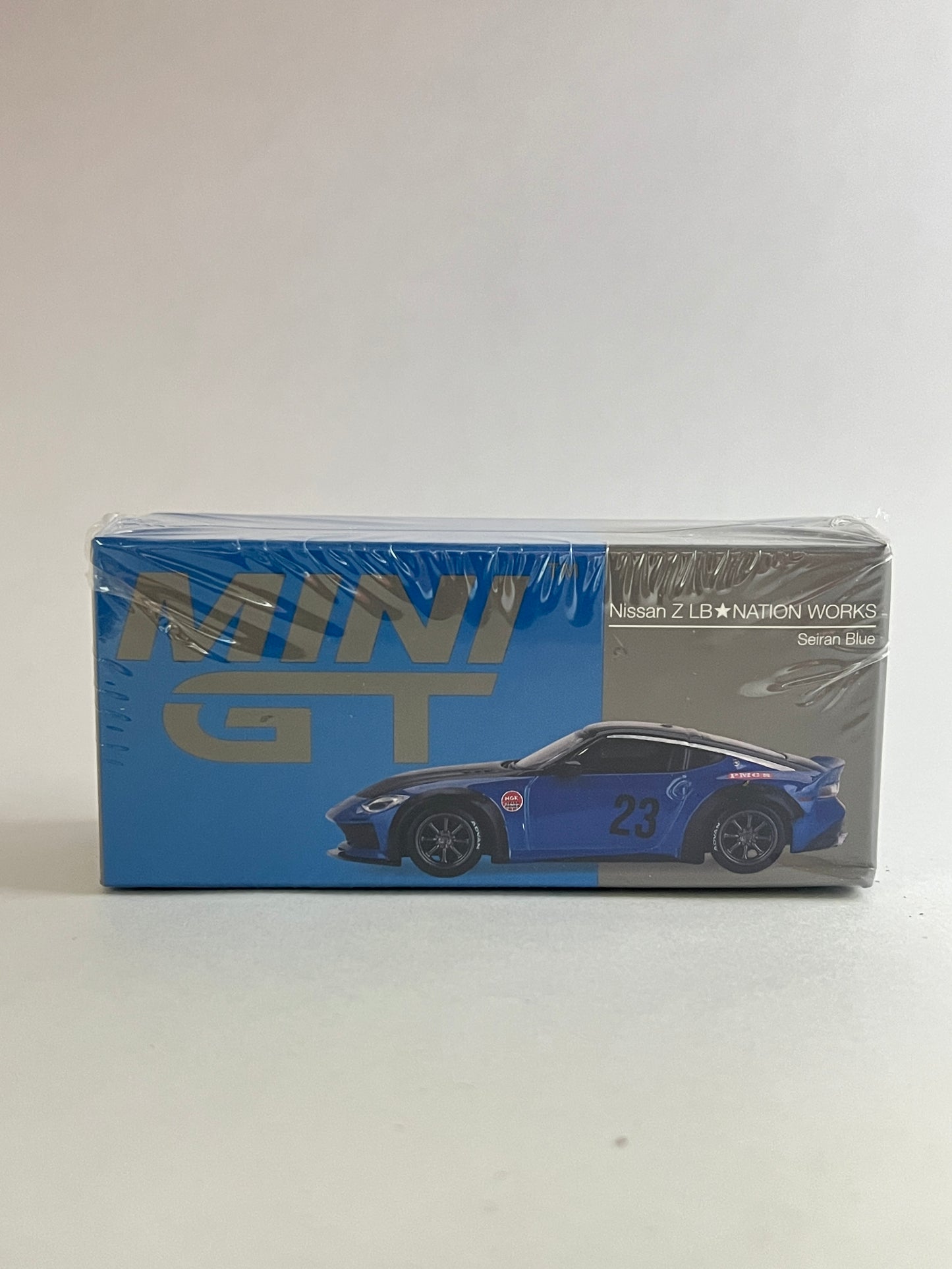 MINI GT - NISSAN Z LB * NATION WORKS - SEIRAN BLUE