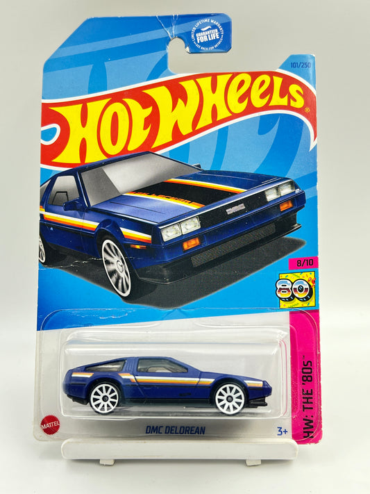 CREASED - IMPORTED - HOT WHEELS -  DMC DELOREAN - 4B