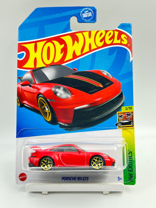 IMPORTED - HOT WHEELS -  PORSCHE 911 GT3 - RED - 3C