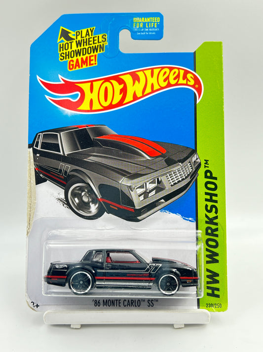 ( CARD AS IN PIC ) - IMPORTED - HOT WHEELS -  86 MONTE CARLO SS - 1B