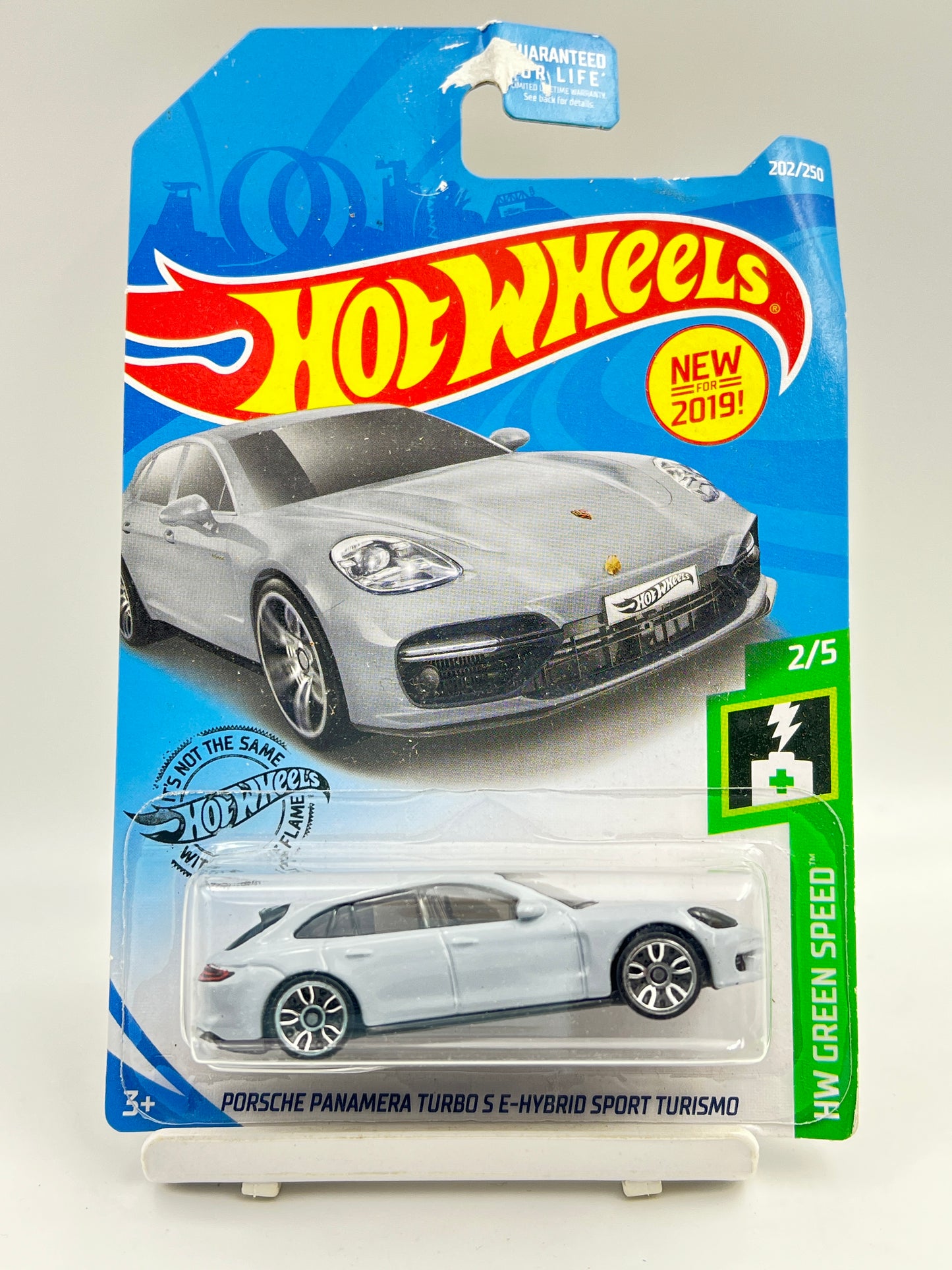 ( CARD AS IN PIC ) - IMPORTED - HOT WHEELS -  PORSCHE PANAMERA TURBO S E-HYBRID SPORT TURISMO - 4D