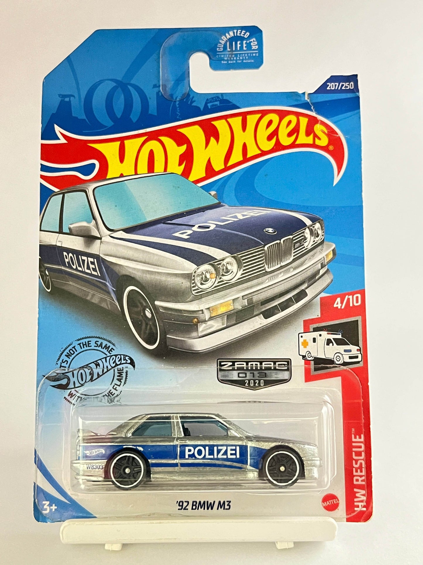 ZAMAC - CARD DAMAGED - 92 BMW M3 - 3B - Its Fun