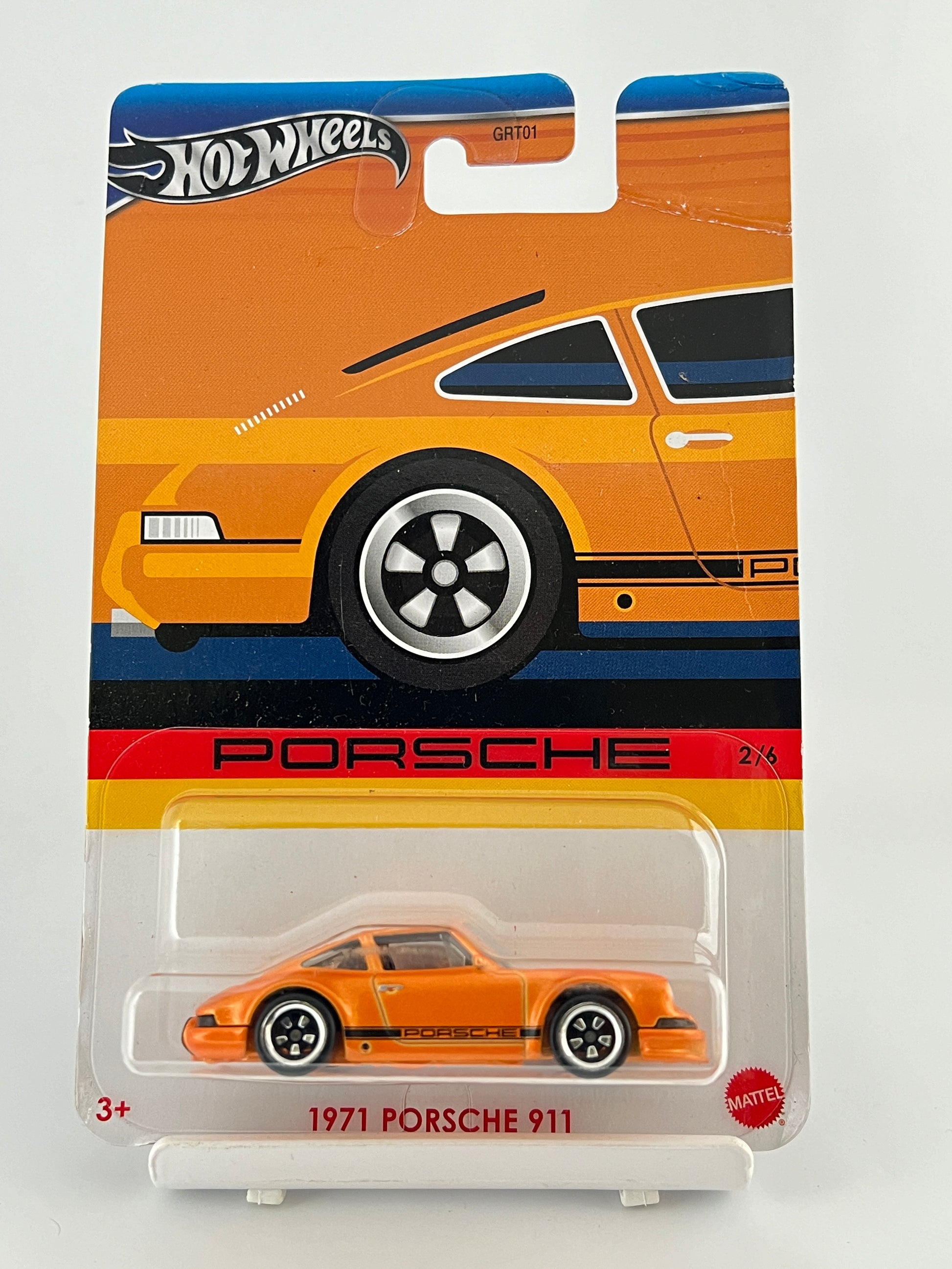 1971 PORSCHE 911 - IMPORTED - BENT AND CREASED CARD - 5D - Its Fun- Hot wheels - matchbox - diecast