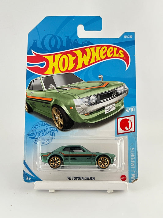 70 TOYOTA CELICA - GREEN -4B - Its Fun- Hot wheels - matchbox - diecast