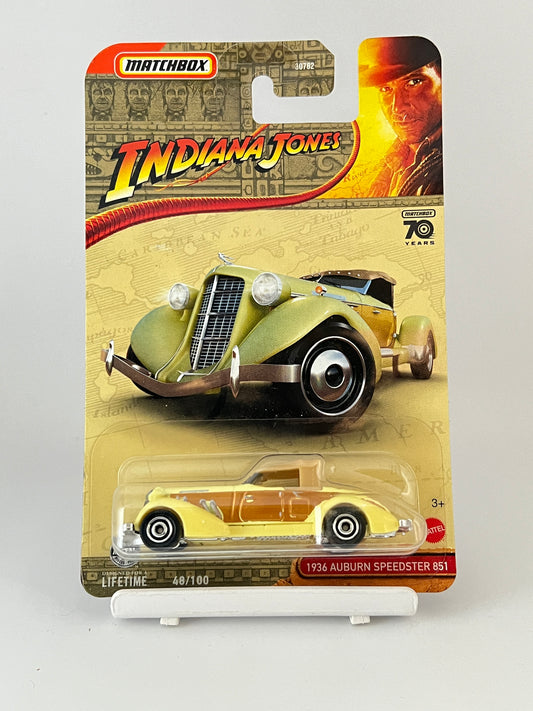 1936 AUBURN SPEEDSTER 851 - INDIANA JONES - Its Fun- Hot wheels - matchbox - diecast