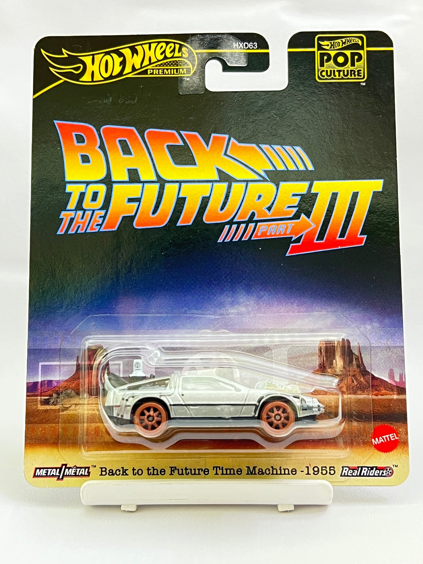 HOT WHEELS PREMIUM - BACK TO THE FUTURE TIME MACHINE - 1955 - 5C