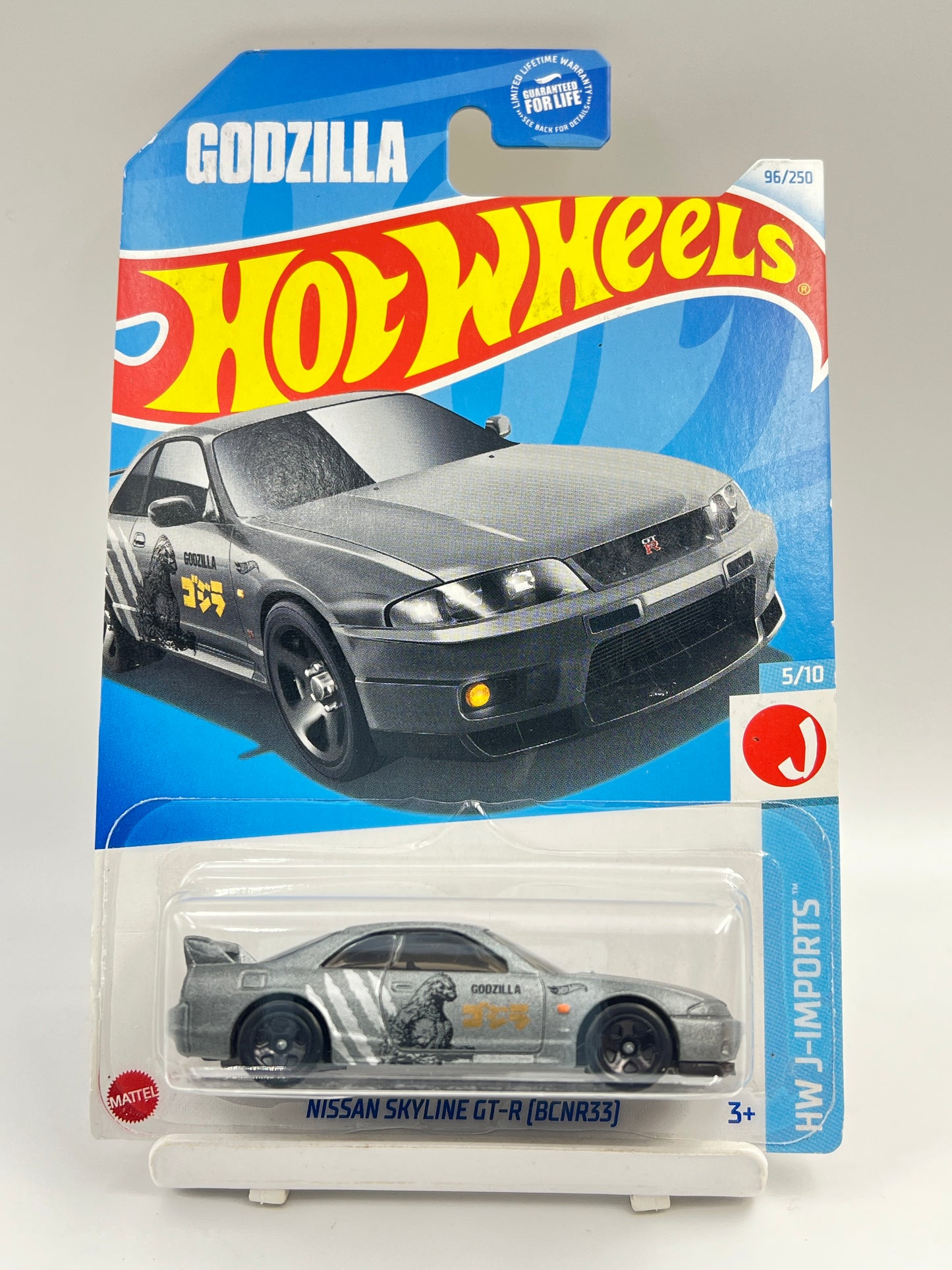 GODZILLA - IMPORTED - HOT WHEELS -  NISSAN SKYLINE GT-R (BCNR33) - 4B