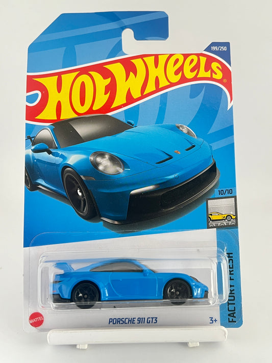PORSCHE 911 GT3 - BLUE -4A - Its Fun- Hot wheels - matchbox - diecast