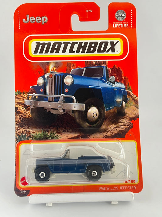1948 WILLYS JEEPSTER - BLUE - Its Fun- Hot wheels - matchbox - diecast