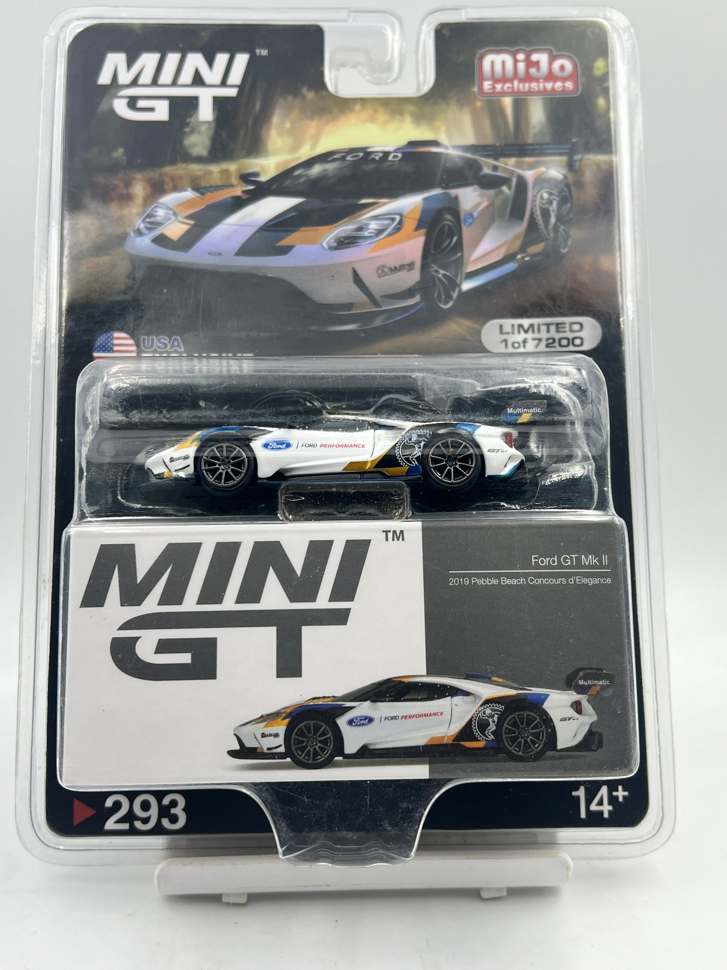 MINIGT - FORD GT MK II - 2019 PEBBLE BEACH CONCOURS D'ELEGANCE