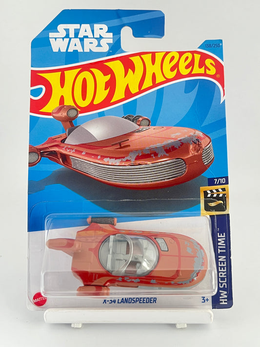 X-34 LANDSPEEDER- IMPORTED CARD DAMAGED - 5E - Its Fun- Hot wheels - matchbox - diecast