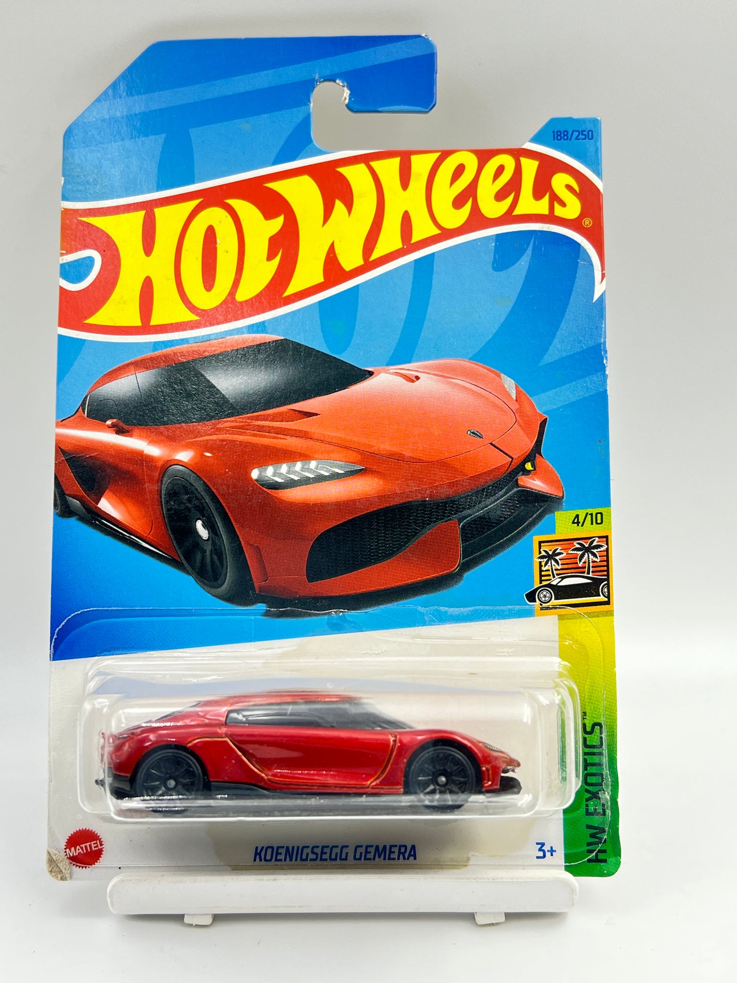 LIQUID STAIN IN CARD - IMPORTED - HOT WHEELS -  KOENIGSEGG GEMERA - 2B