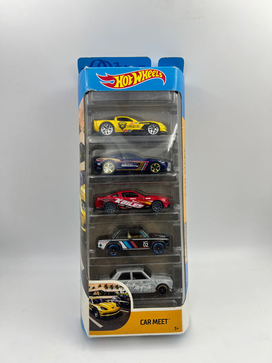 HOT WHEELS - CAR MEET - 5 PACK