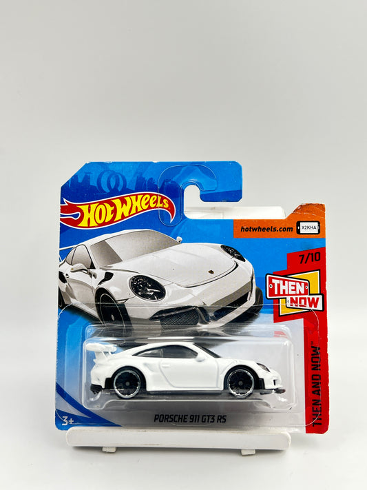 IMPORTED - HOT WHEELS -  PORSCHE 911 GT3 RS - WHITE - 2B