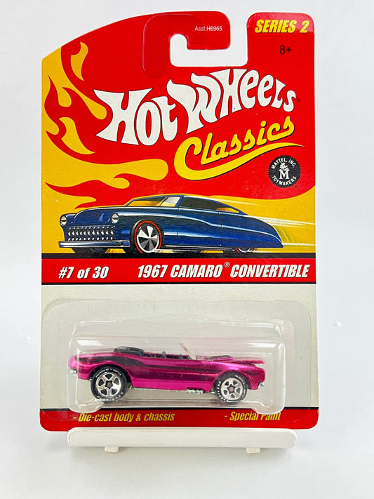 HOT WHEELS CLASSICS - 1967 CAMARO CONVERTIBLE - OPENABLE HOOD - 5B - Its Fun
