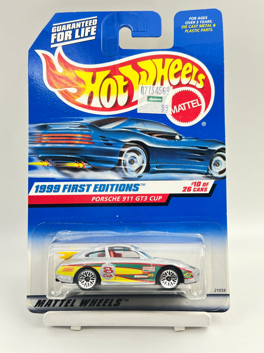 ( CARD AS IN PIC ) - IMPORTED - HOT WHEELS -  PORSCHE 911 GT3 CUP - 2F