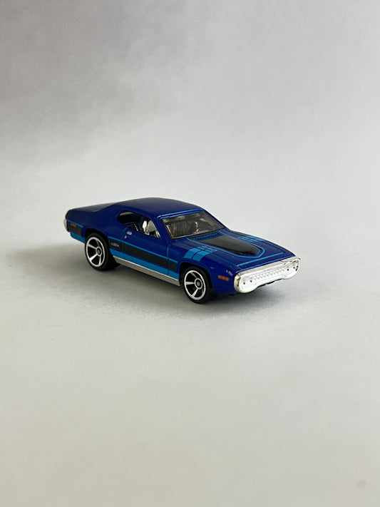 UNCARDED - 71 PLYMOUTH GTX - Its Fun- Hot wheels - matchbox - diecast