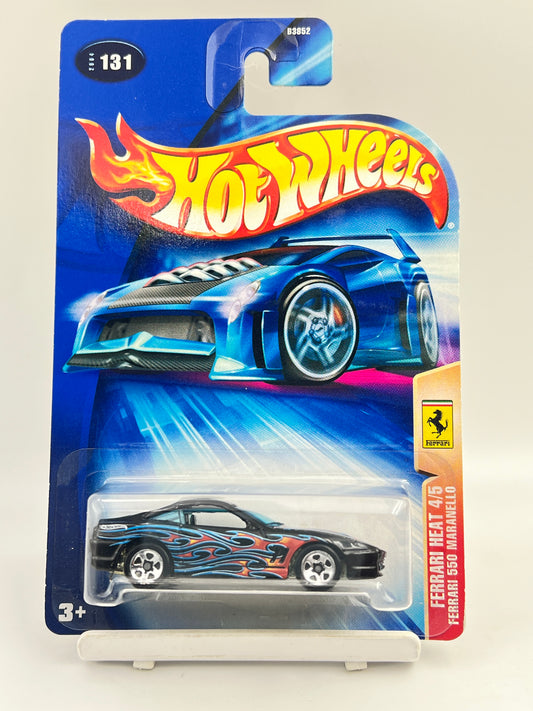FULL METAL -IMPORTED - HOT WHEELS -  FERRARI 550 MARANELLO - FERRARI HEAT SERIES - 2E