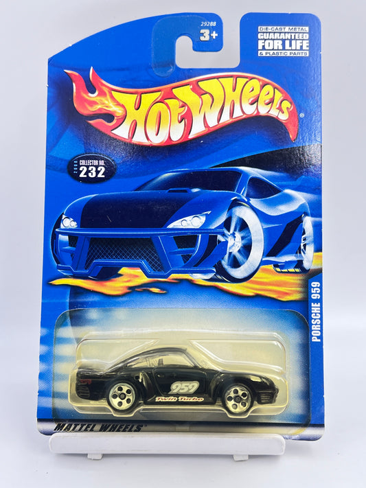 FULL METAL - IMPORTED - HOT WHEELS -  YELLOW BLISTER - PORSCHE 959 - 1H