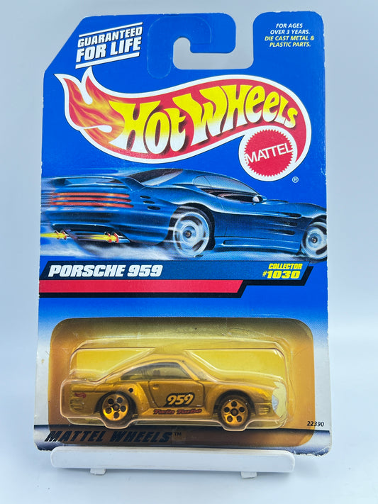BLISTER DAMAGE - YELLOW OLD BLISTER - PORSCHE 959 - 4F