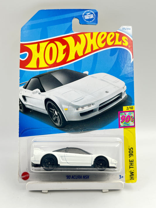 IMPORTED - HOT WHEELS -  90 ACURA NSX - WHITE - 3F