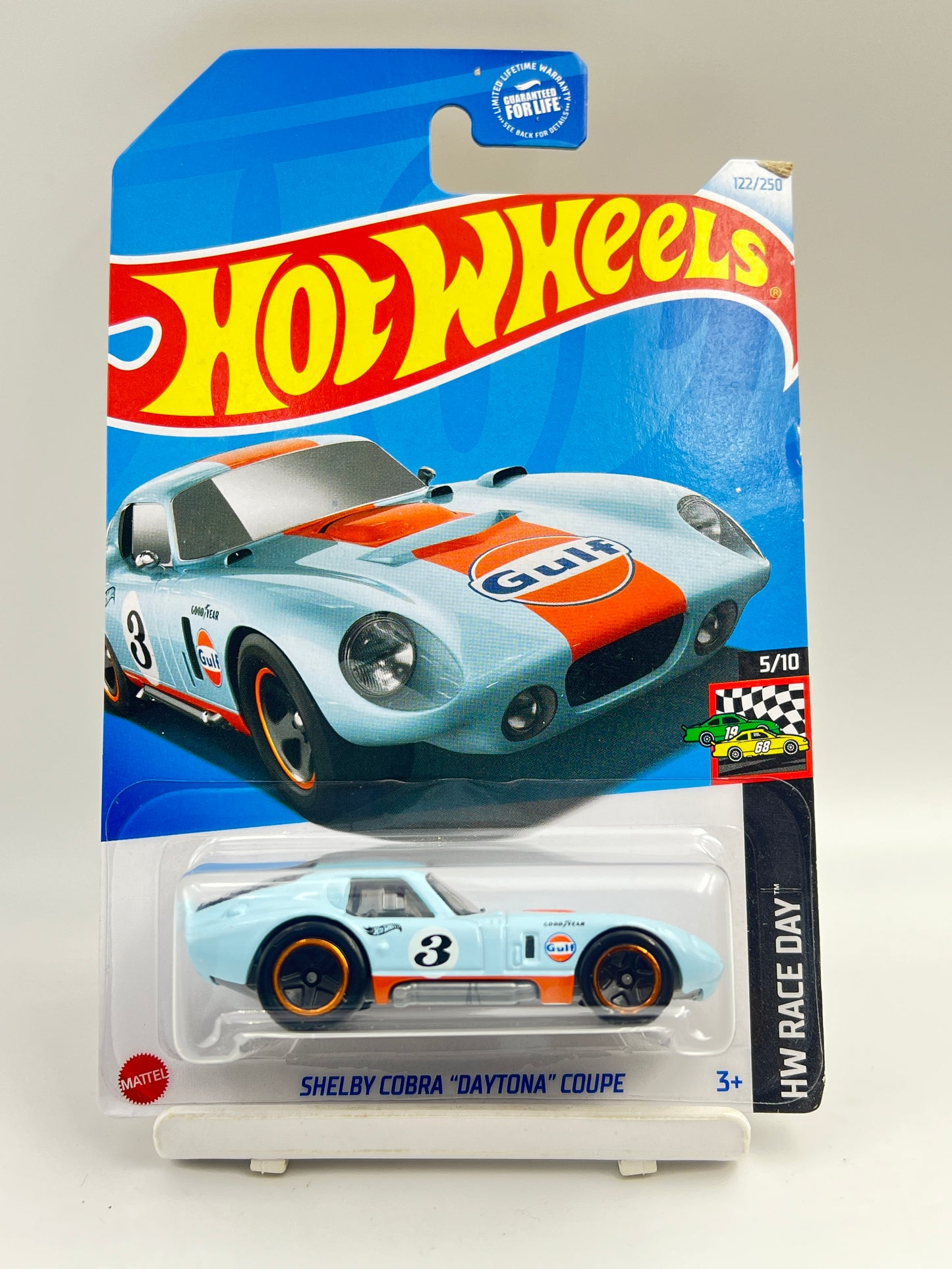 IMPORTED - HOT WHEELS -  GULF - SHELBY COBRA DAYTONA COUPE - 3F
