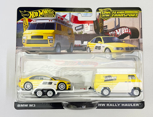 TEAM TRANSPORT - BMW M3 / HOT WHEELS RALLY HAULER (LEGENDS TOUR)