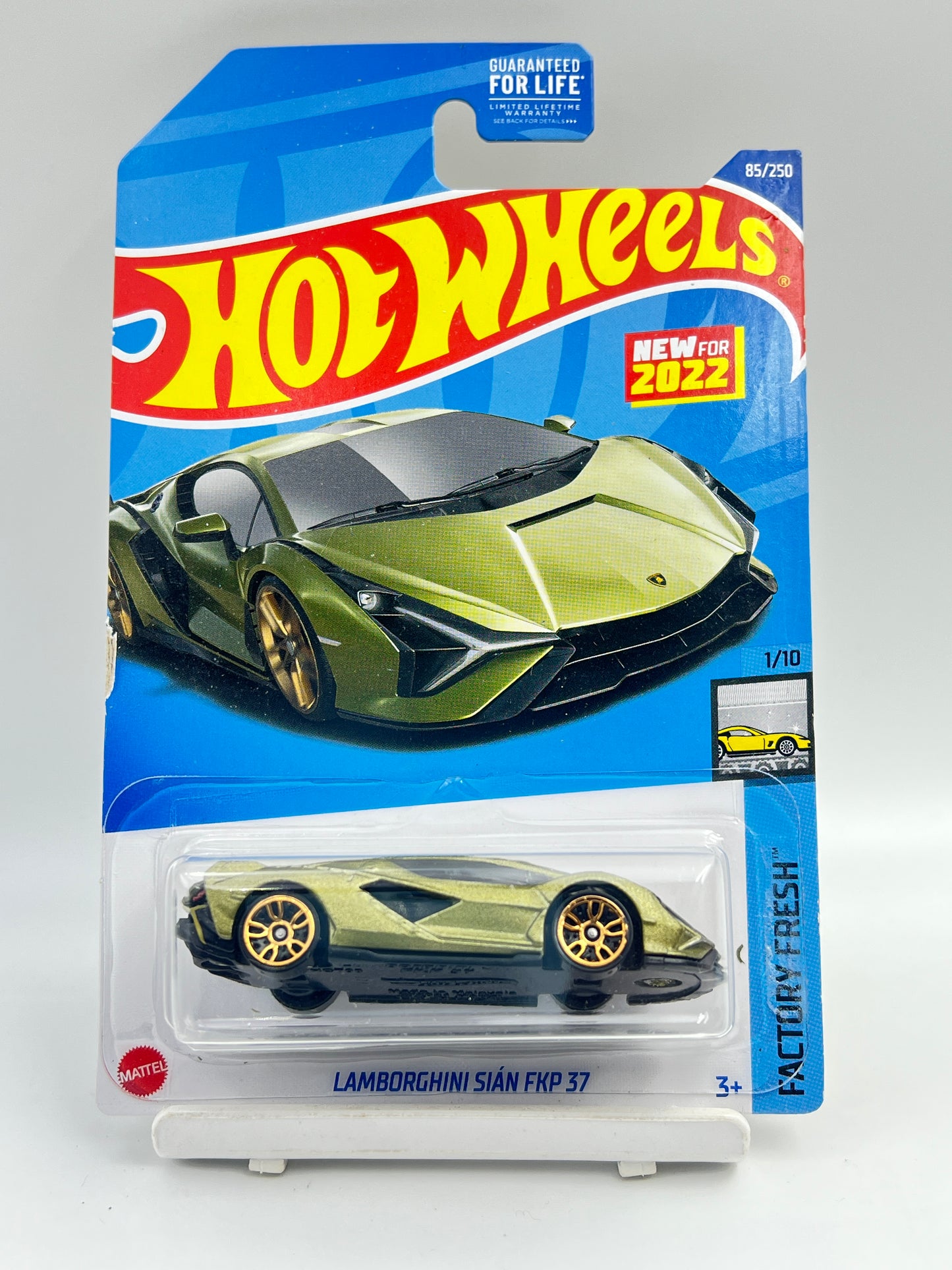 SOFT CORNERS - IMPORTED - HOT WHEELS -  LAMBORGHINI SIAN FKP 37 - GREEN - 2G