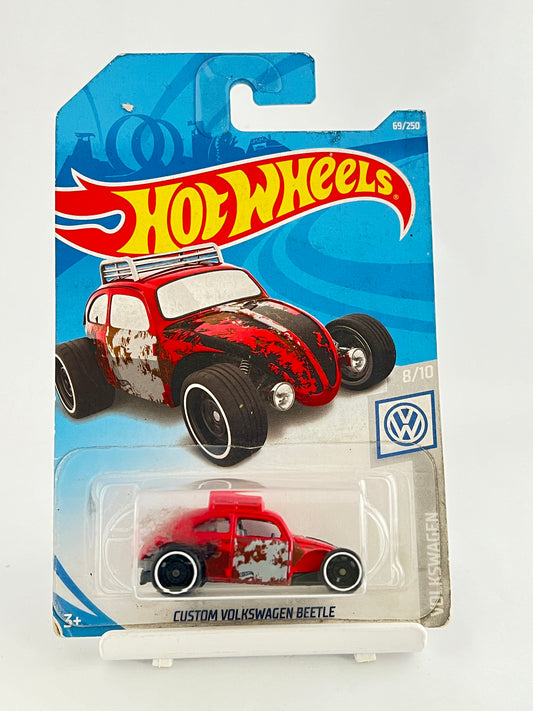 CUSTOM VOLKSWAGEN BEETLE - 1B - Its Fun- Hot wheels - matchbox - diecast